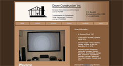 Desktop Screenshot of doverconstructioninc.com