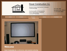 Tablet Screenshot of doverconstructioninc.com